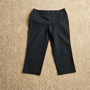 Ann Taylor Factory Classic Black Capri